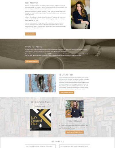 Website for Jennifer Henry Counseling