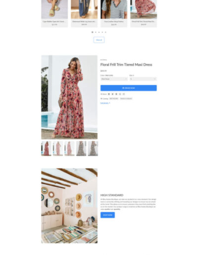 Bleu Azalea Shopify Boutique